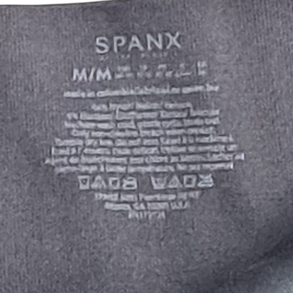 Spanx Black and Gray Camouflage Leggings Size Medium - Picture 7 of 9